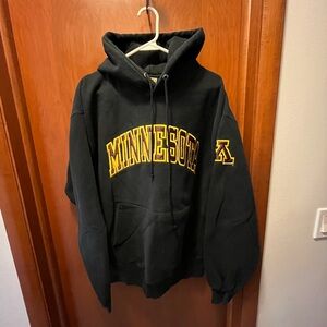 Black University of Minnesota Hoodie